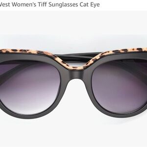 Nine West Women's Cat Eye TIFF Sunglasses - Black and Brown